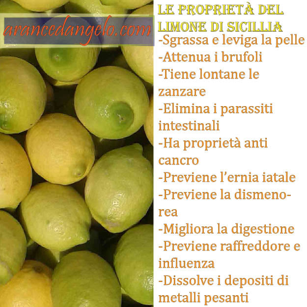 Le mille proprietà dei limoni di Sicilia